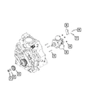 Genuine Mopar Double Ended Stud 68459100AA New. Price: $79.03.