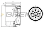 Bramsi FL1422 Oil Filter For Isuzu,mazda,mitsubishi,opel,suzuki Neu. Price: $10.47.