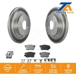 Coated Disc Brake Rotor Semi-metallic Pad Rear Kit For Honda Civic Acura Csx Ilx New. Price: $73.02.