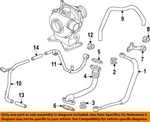 Gm Oem 10-16 Express 2500 Turbocharger Components-lwr Return Hose 12652724 New. Price: $26.27.
