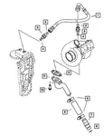 Genuine Mopar Clamp 5086948AA New. Price: $16.51.