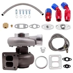 GT45 T4/ Racing Turbocharger V-band Up To 600+ Hp Oil Feed Return Line New. Price: $208.97.