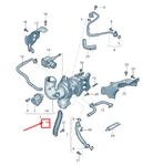 New Audi Q5 Fy Turbocharger Support Bracket 06L145536H Original. Price: $59.57.
