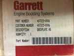 Garret Turbocharger Backplate 407215-0006 New. Price: $200.00.