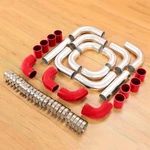 Universal 12PCS 2.5" Intercooler Pipe Piping Kits+ Red Silicone Coupler+ Clamps New. Price: $108.69.