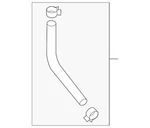 Genuine Subaru Coolant Hose 14472AA370 New. Price: $10.89.