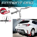 Afe 49-36070-P Gemini Xv Catback Exhaust For 2023-25 Toyota Gr Corolla L3 1.6L New. Price: $2178.75.