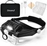 Magnifying With Light 1X -14X Rechargeable Glasses Head Mount New. Price: $35.37.