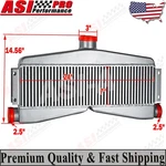 Twin Turbo Intercooler 24"X 7"X 3.5" Core 2.5" Inlet 3" Center Outlet Universal New. Price: $259.00.