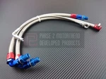 Phase Steel Braided Turbo Lines Bottom Mount For Nissan S14 S15 SR20 New. Price: $138.00.