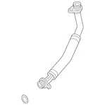 Genuine Audi Turbocharger Outlet Tube 06Q-145-735-D New. Price: $26.58.