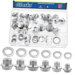 Glarks 1PCS M10/M12/M14/M16//M18/M20 Automotive Oil Drain Plug And Gasket New. Price: $27.27.