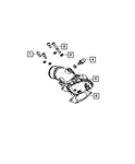 Genuine Mopar Bolt 68132579AA New. Price: $12.98.