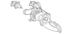 Genuine Mercedes-benz Exhaust Gas Turbocharger 260-090-64-00 New. Price: $3965.18.