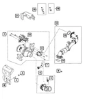 Genuine Mopar Turbocharger Actuator 68457280AA New. Price: $391.11.