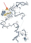 New Audi A8 D5 Engine Coolant Feed Pipe 06N121497C. Price: $85.55.