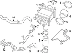 Genuine Nissan Inter-cooler Hose 21308-5CA7A New. Price: $19.32.