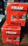 Nos Fram Oil Filters PH3387A Fits 1975-2005 Gm Jeep Buick Suzuki Sell Pair New. Price: $22.50.