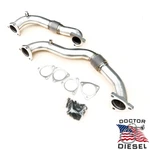 Heavy Duty Thick Wall Stainless Up Pipes 2008-2010 Ford 6.4L Powerstroke New. Price: $261.99.