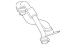 Genuine Mercedes-benz Upper Pipe 656-203-71-00 New. Price: $81.80.