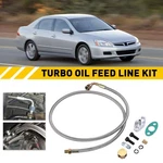2SET Turbo Oil Feed Line Kit Fit T3 T4 T60 T61 T70 1/8 Pnt 90 Degree New. Price: $33.62.