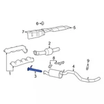 Genuine Ford Exhaust Crossover Pipe 3C3Z-6K854-A New. Price: $301.32.