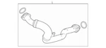 Genuine Mercedes-benz Oil Line 177-180-38-00-64 New. Price: $195.48.
