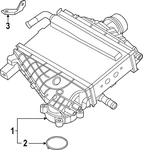 Genuine Nissan Inter-cooler Bracket 14486-6RC0B New. Price: $74.19.