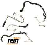 Turbo Charger Coolant Hose Kit Feed & Return Lt Rt 4PC Oe Rein For Bmw V8 New. Price: $267.88.