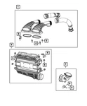Genuine Mopar Vent Hose 68510527AB New. Price: $28.81.