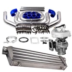 Universal T3 T04E Turbocharger KIT+27X7X2.5 INTERCOOLER+2.5" Pipe New. Price: $367.20.