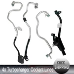 Set Of 4 Turbocharger Coolant Lines For Mercedes G63 GL63 GLE63 GLS63 SL63 Amg New. Price: $164.69.