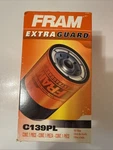 Fram C139PL Oil Filters - Fits Many Check If Your Equipment New. Price: $8.99.
