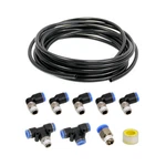 Push Lock Black Vacuum Fitting Kit Turbo Wastegate & Solenoid For Vehicles New. Price: $19.65.