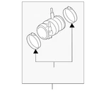 Genuine Nissan Inter-cooler Pipe 14468-EZ41A New. Price: $216.19.