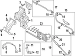 Genuine Ford Oil Inlet Tube P2GZ6K679A New. Price: $49.20.