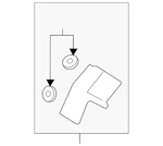 Genuine Ford Engine Air Intake Hose Bracket HL3Z-9647-B New. Price: $23.17.
