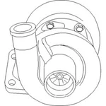 Turbocharger K262795 Fits Case 1394 1494 580G New. Price: $377.99.