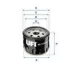 Ufi 23.118.00 Oil Filter For Alpine, Maserati, Renault Neu. Price: $12.38.