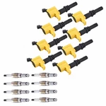 8X FD503 Ignition Coil Spark Plug SP515 Ford Lincoln Mercury 4.6 5.4 6.8 New. Price: $151.85.