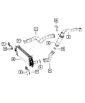 Genuine Mopar Charge Air Cooler Duct 52014950AE New. Price: $361.10.