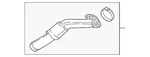 Genuine Audi Inter-cooler Pipe 06M-145-673-DT New. Price: $158.40.