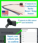 For Freightliner Kenworth Cummins Boost Tmap Pressure Temp Sensor Connector Plug New. Price: $24.99.