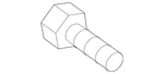 Genuine Hyundai Water Inlet Tube Eye Bolt 28253-2G430 New. Price: $5.03.