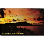 Vintage 1967 Hawaii Postcard Sunrise Over Diamond Head Waikiki Mike Robert C8770 Used. Price: $6.99.