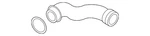 Genuine Volkswagen Inter-cooler Hose 1K0-145-834-AC New. Price: $215.58.