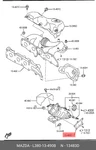 Genuine Oe Gasket L38013490B For Mazda L3801-3490B Neu. Price: $98.10.