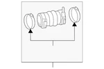 Genuine Nissan Inter-cooler Pipe 14463-EZ41A New. Price: $237.09.