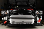 Grimmspeed Front Mount Intercooler Kit Inc. Red Piping For Subaru 15-21 Sti New. Price: $1694.09.