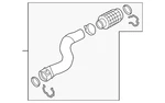 Genuine Gm Hose 85637389 New. Price: $116.41.